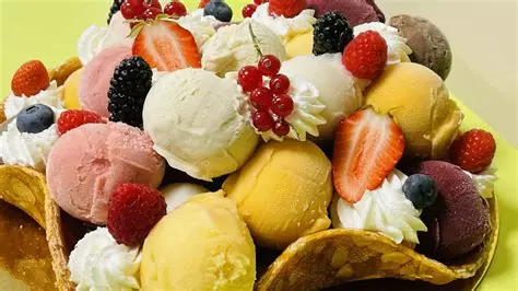 2 boules de glace (vanille ou chocolat)