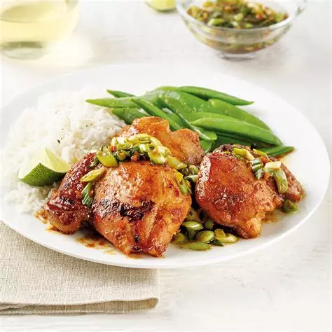 Cuisse de poulet grillé à la citronnelle